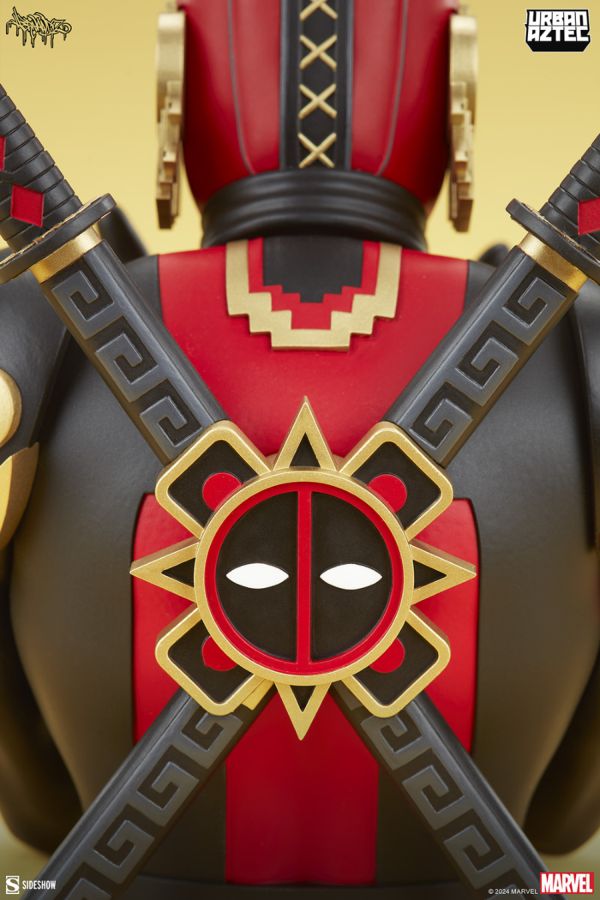 Deadpool - Aztec Designer Bust by Jesse Hernandez