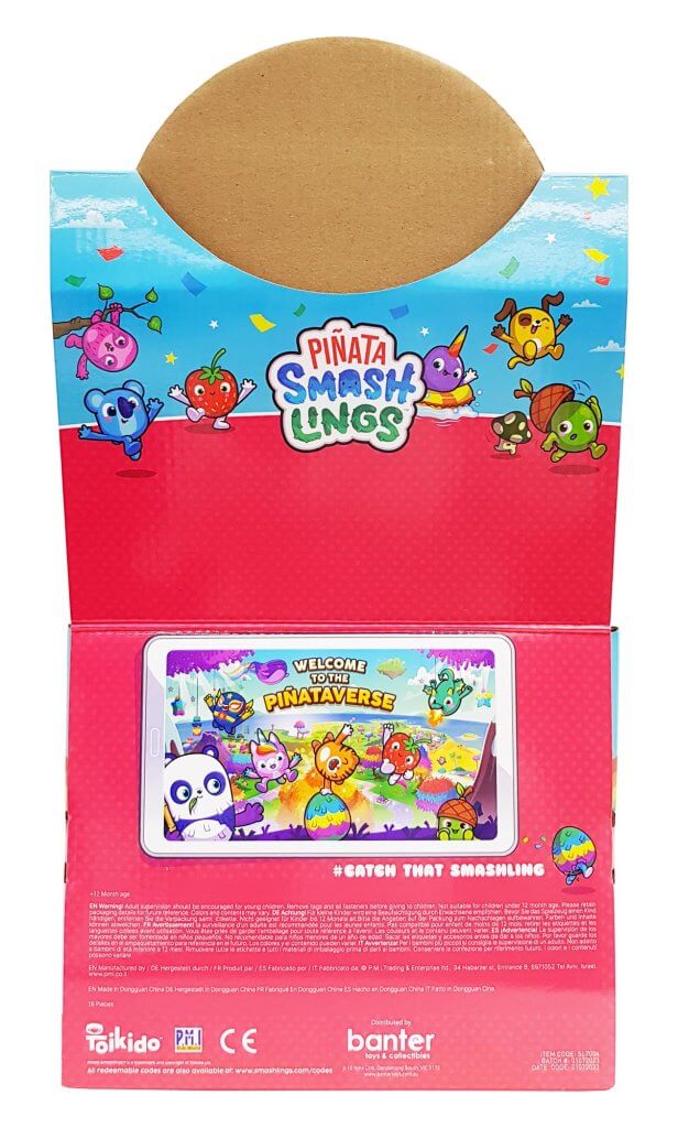 PIÑATA SMASHLINGS Clip-On Plush 18pc CDU