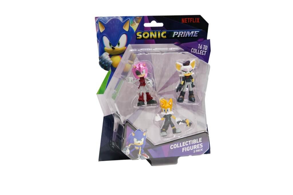 SONIC 6.5 cm figures 3pk blister