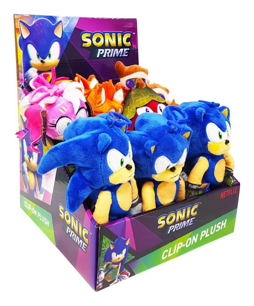 SONIC Clip On Plush (CDU 12)