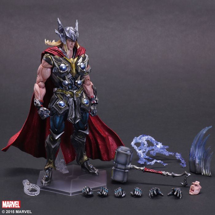 Thor - Variant Play Arts Action Figure - Ozzie Collectables