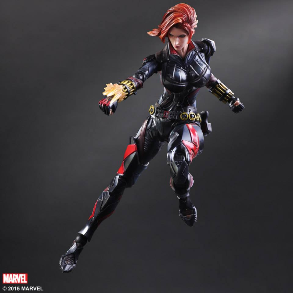 Avengers - Black Widow Play Arts Action Figure - Ozzie Collectables