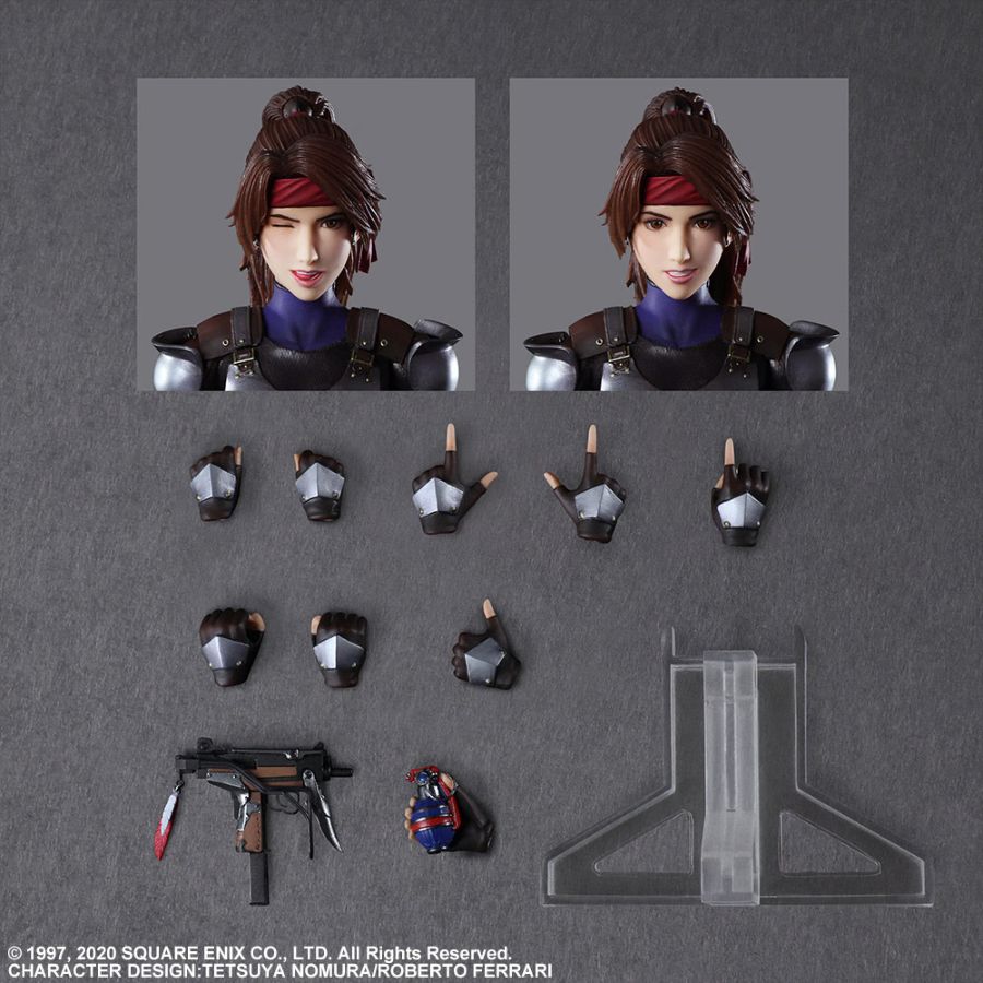 Final Fantasy VII - Jessie, Cloud & Motorcycle Play Arts Action Figure
