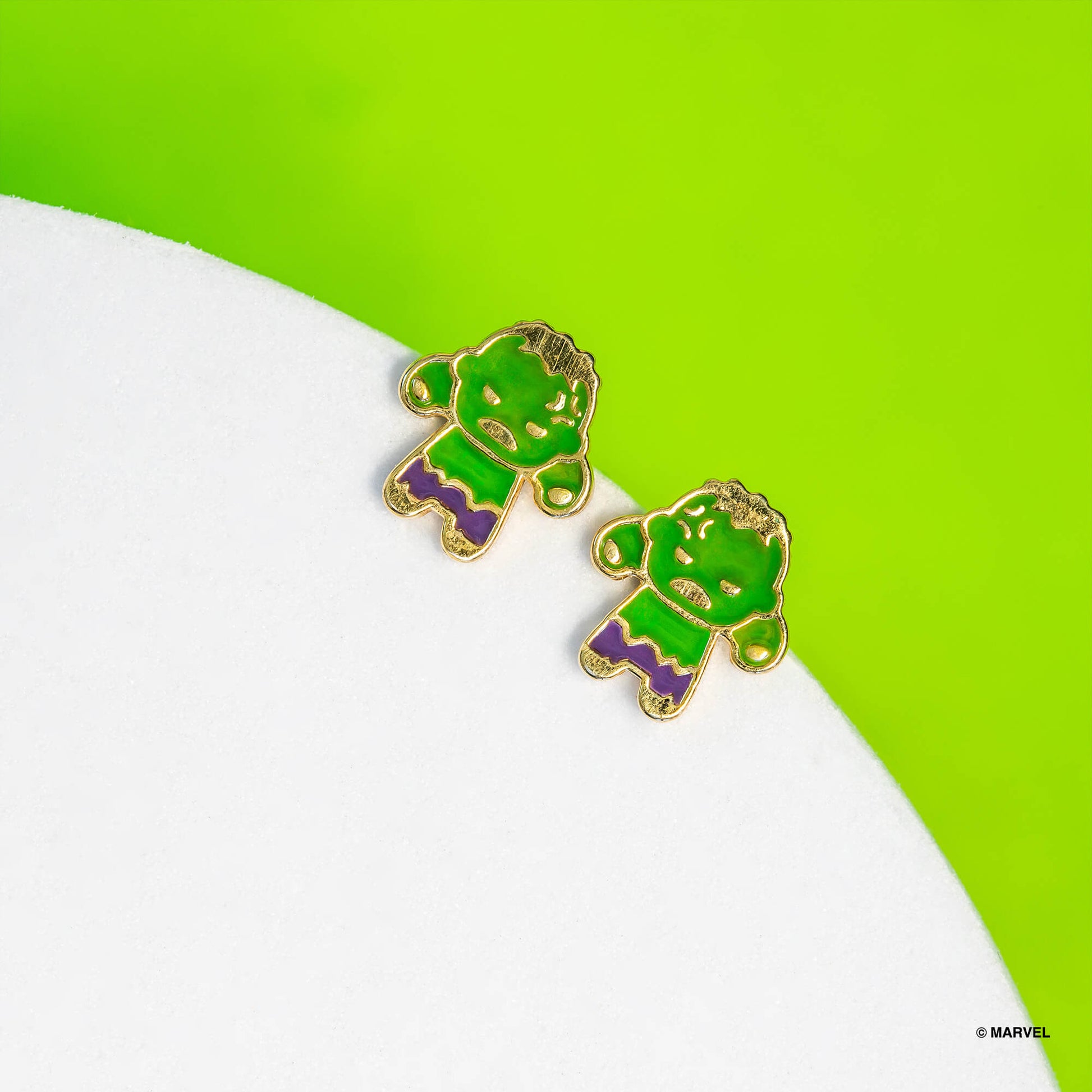 Marvel Epoxy Earring Hulk