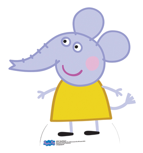 Peppa Pig - Emily Elephant Cardboard Cutout - Ozzie Collectables