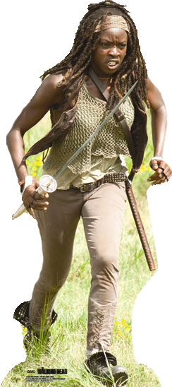 The Walking Dead - Michonne Cardboard Cutout - Ozzie Collectables