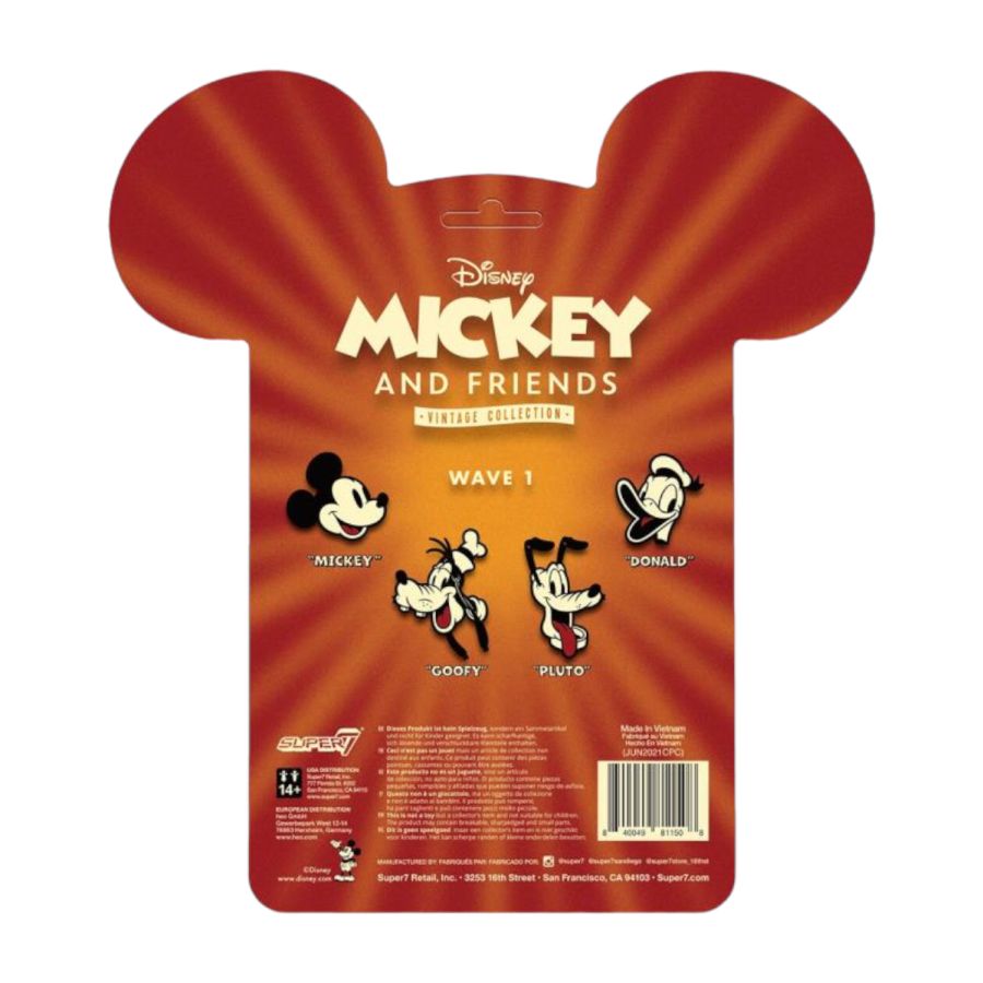 Mickey & Friends - Mickey Mouse Brave Little Tailor Vintage Collection ReAction 3.75" Action Fig
