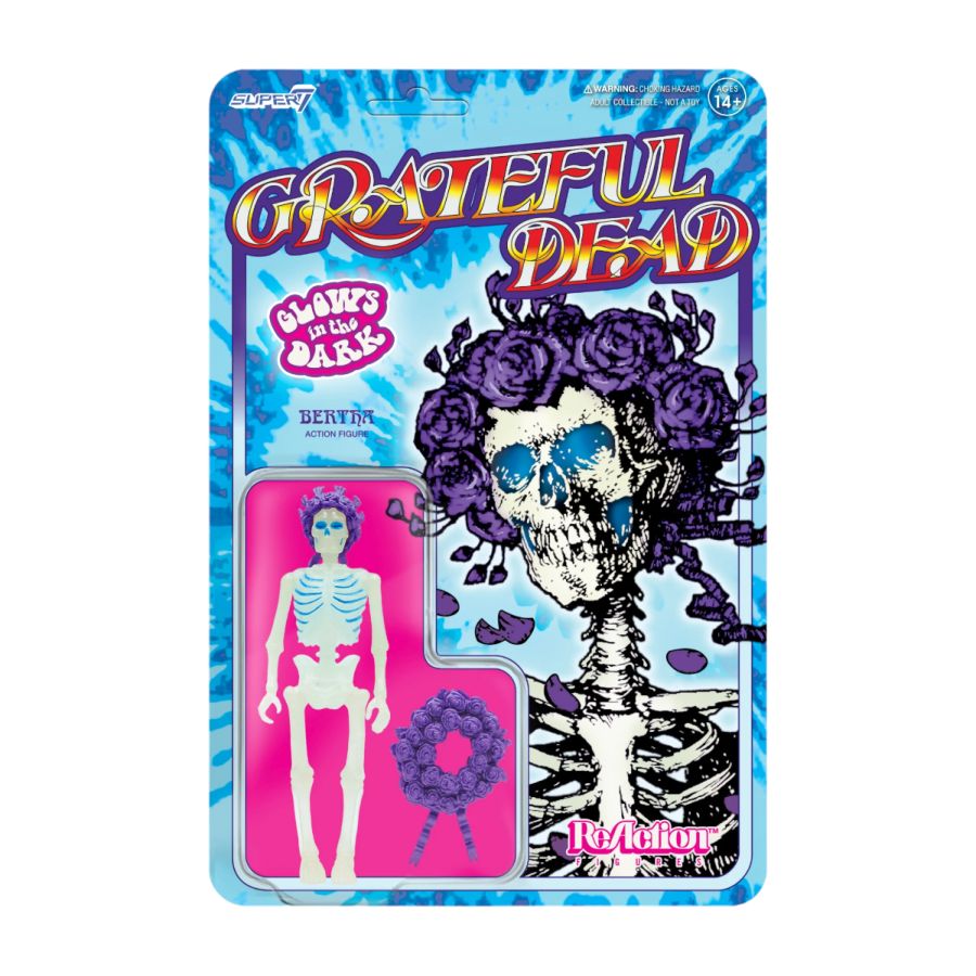 Grateful Dead - Bertha Glow in the Dark ReAction 3.75" Action Figure