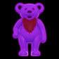 The Grateful Dead - Dancing Bear Glow (Haight Purple) Reaction 3.75" Figure