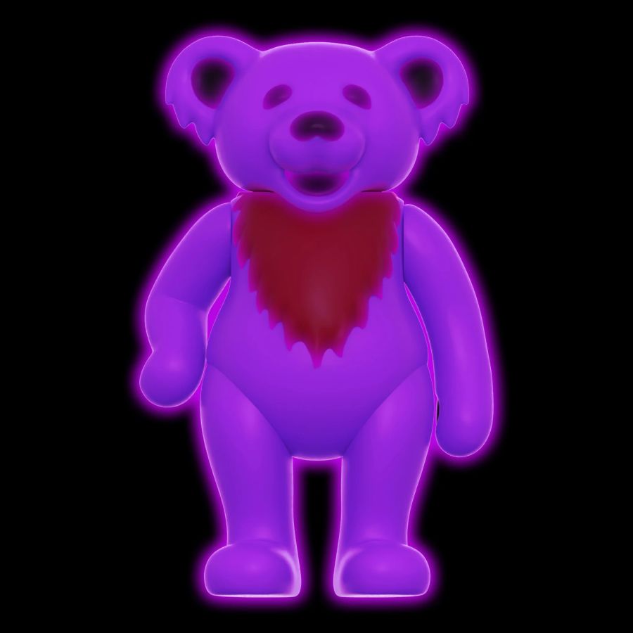 The Grateful Dead - Dancing Bear Glow (Haight Purple) Reaction 3.75" Figure