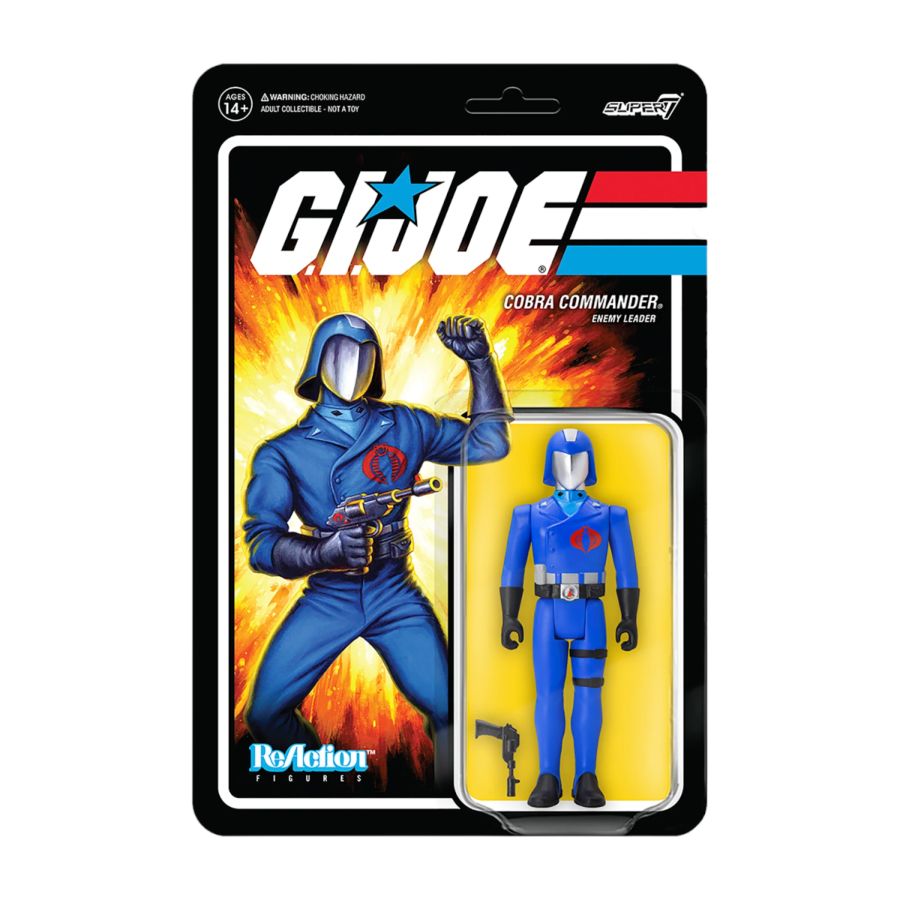 G.I. Joe - Cobra Commander ReAction 3.75" Action Figure
