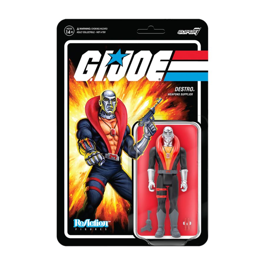 G.I. Joe - Destro ReAction 3.75" Action Figure