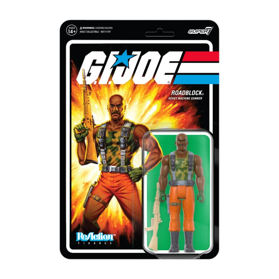 G.I. Joe - Roadblock ReAction 3.75" Action Figure