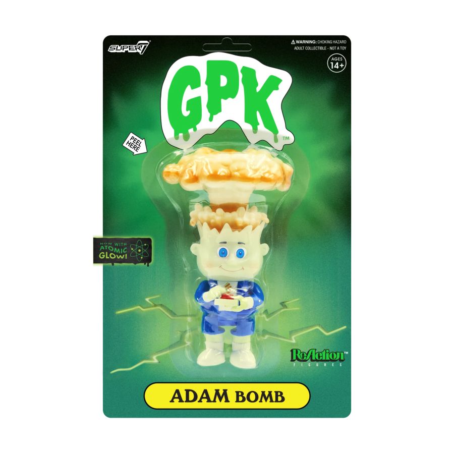 Garbage Pail Kids - Adam Bomb Murray Glow Reaction 3.75" Figure