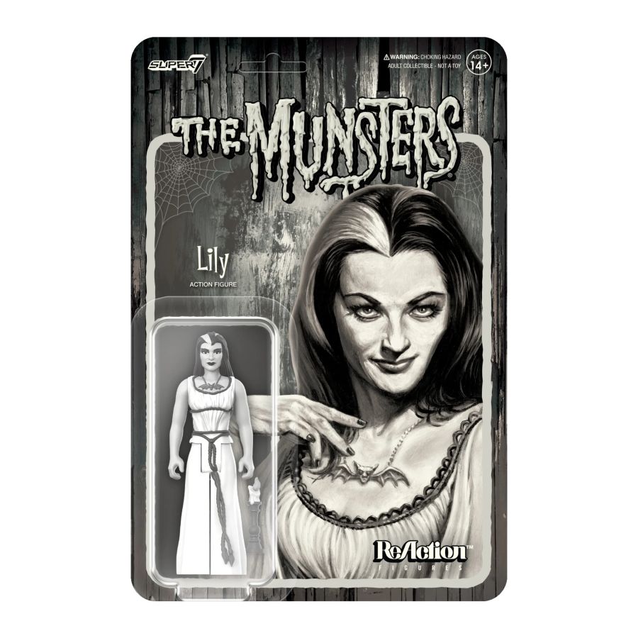 The Munsters - Lily (Grayscale) Reaction 3.75" Figure