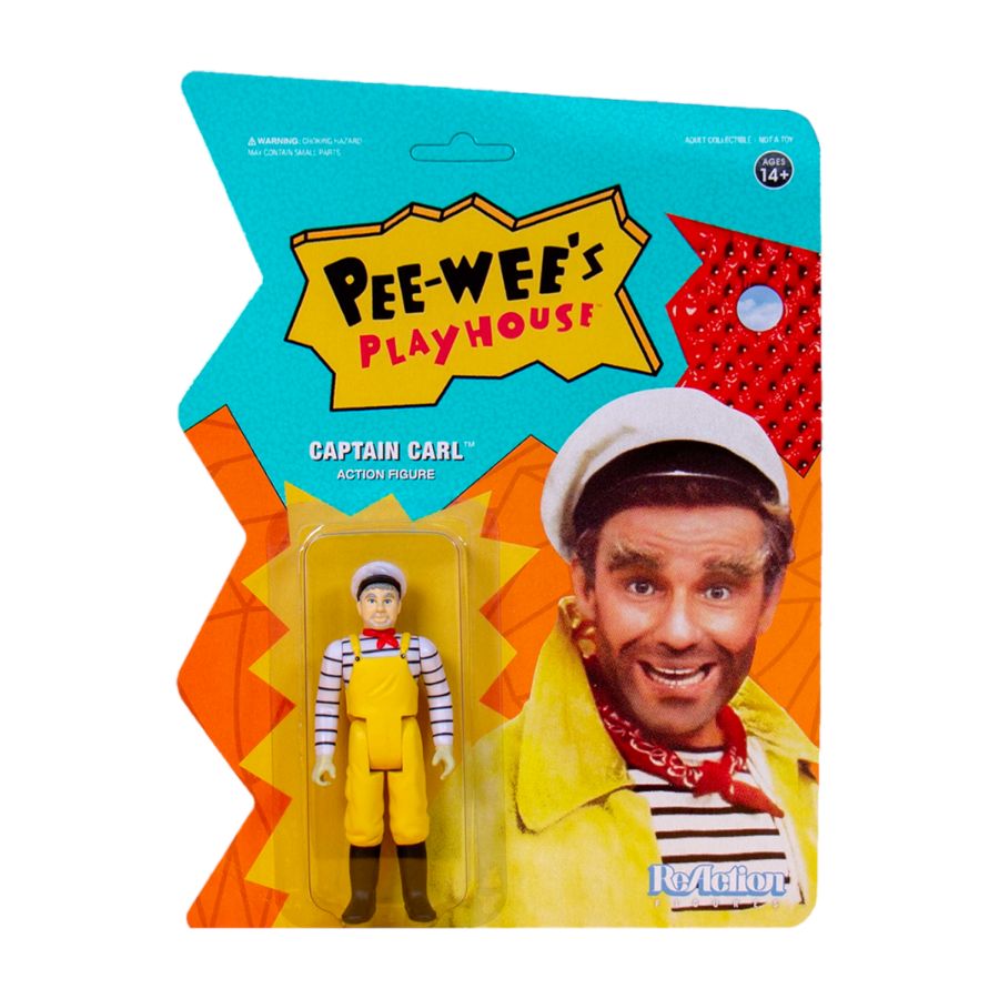 Pee-Wee's Playhouse - Captain Carl ReAction 3.75" Action Figure