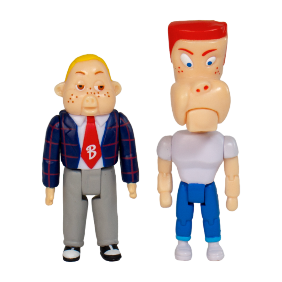 Pee-Wee's Playhouse - Randy & Billy Baloney ReAction 3.75" Action Figure 2-Pack