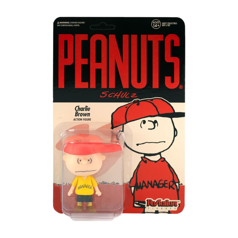 Peanuts - Manager Charlie Brown ReAction 3.75" Action Figure