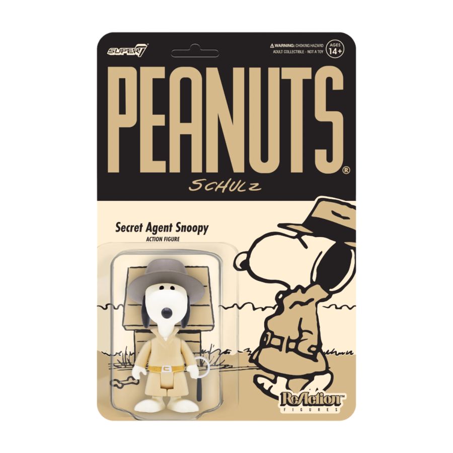 Peanuts - Secret Agent Snoopy ReAction 3.75" Action Figure