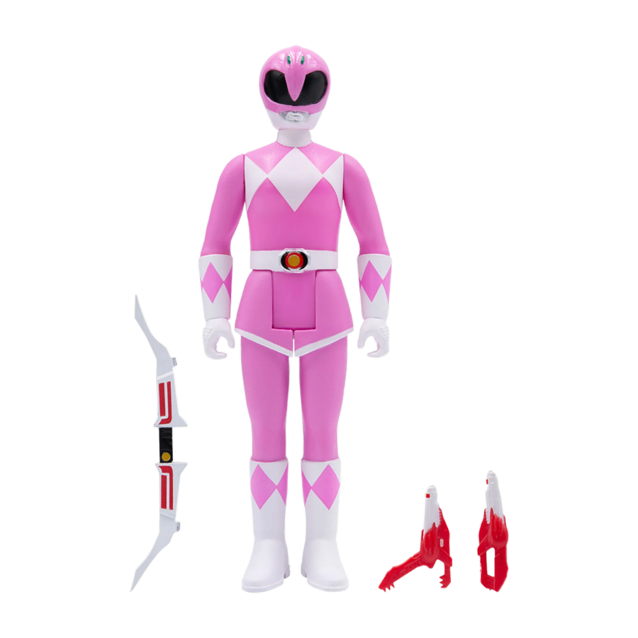 Power Rangers - Pink Ranger ReAction 3.75" Action Figure