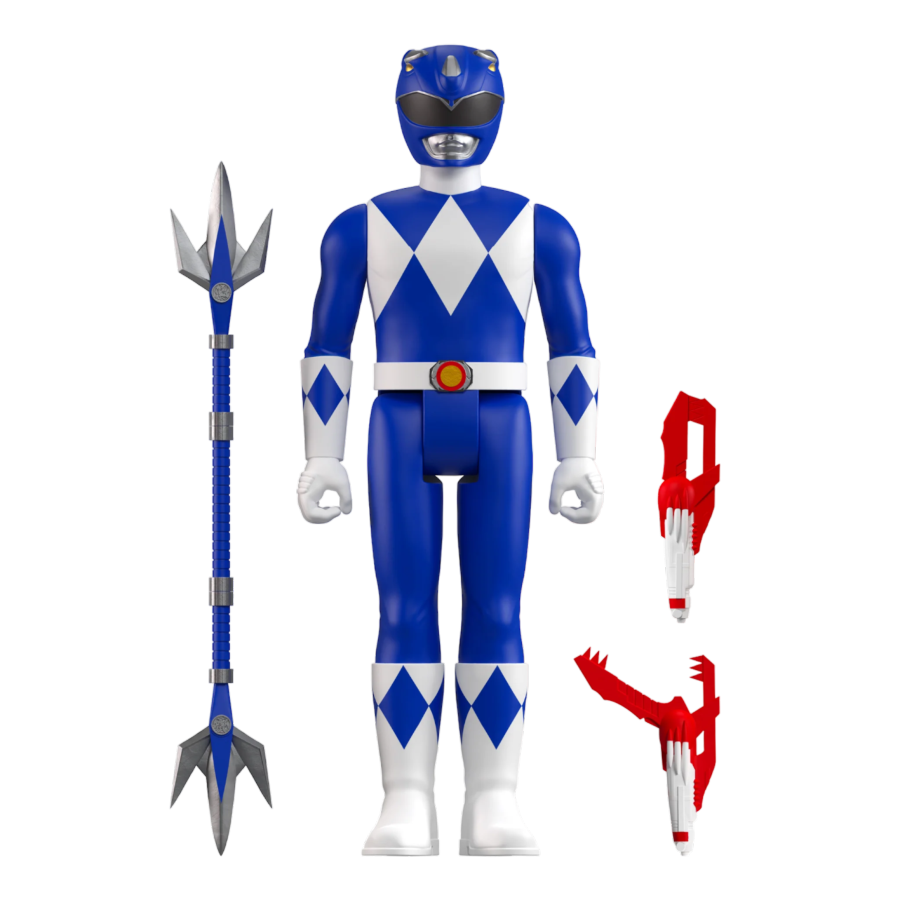 Power Rangers - Blue Ranger ReAction 3.75" Action Figure