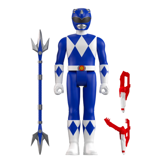 Power Rangers - Blue Ranger ReAction 3.75" Action Figure