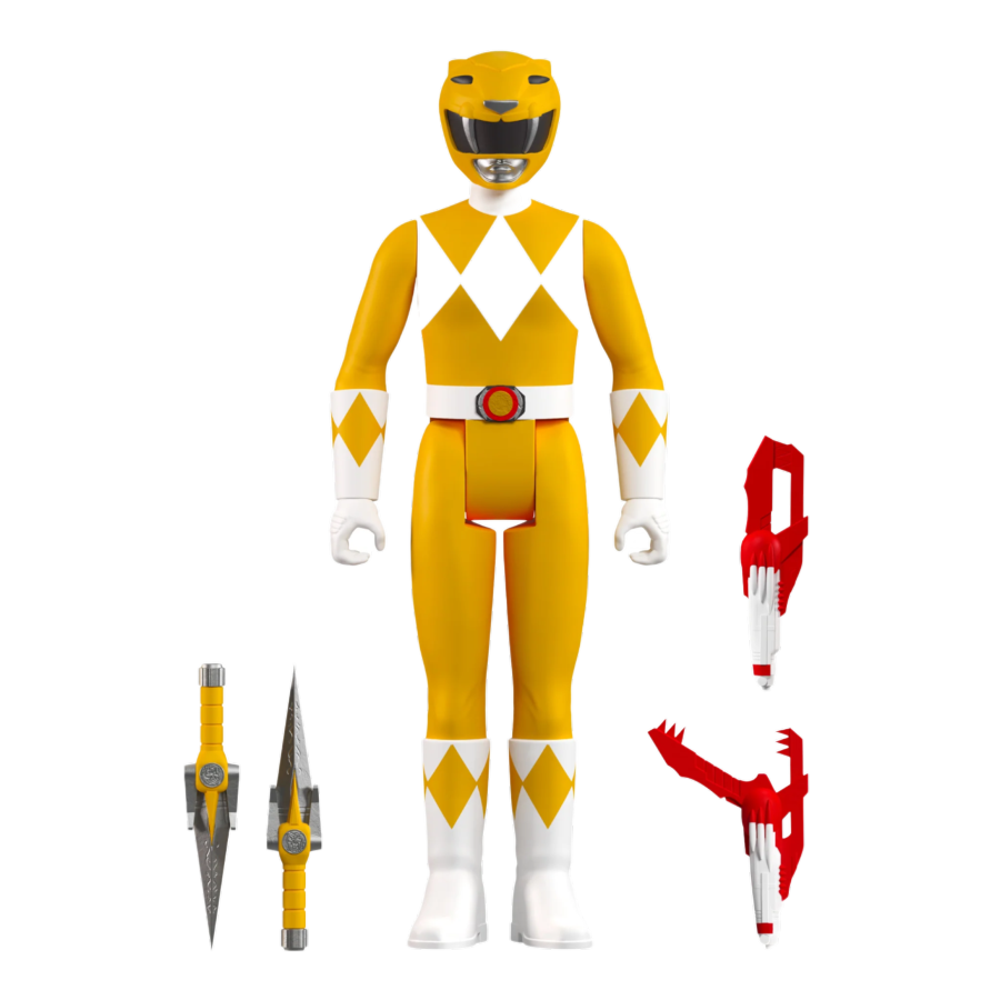 Power Rangers - Yellow Ranger ReAction 3.75" Action Figure