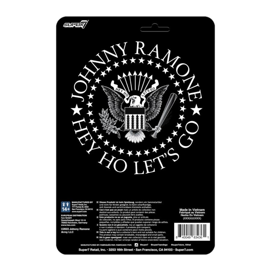 Johnny Ramone - Johnny Ramone Reaction 3.75" Figure