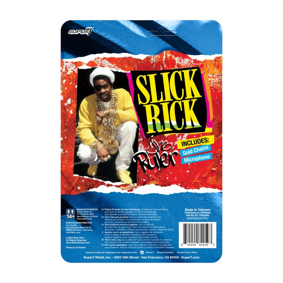 Slick Rick - The Ruler ReAction 3.75" Action Figure