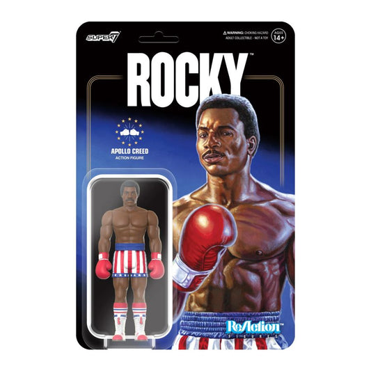 Rocky - Rocky I Apollo Creed Boxing Reaction 3.75" Figure