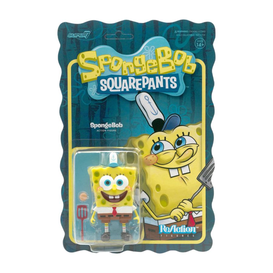 SpongeBob SquarePants - SpongeBob SquarePants ReAction 3.75" Action Figure