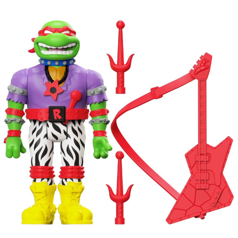 Teenage Mutant Ninja Turtles (TV'87) - Heavy Metal Raphael ReAction 3.75" Action Figure