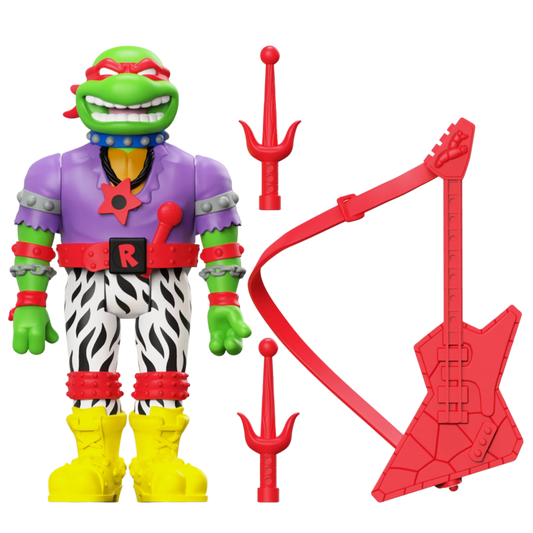 Teenage Mutant Ninja Turtles (TV'87) - Heavy Metal Raphael ReAction 3.75" Action Figure