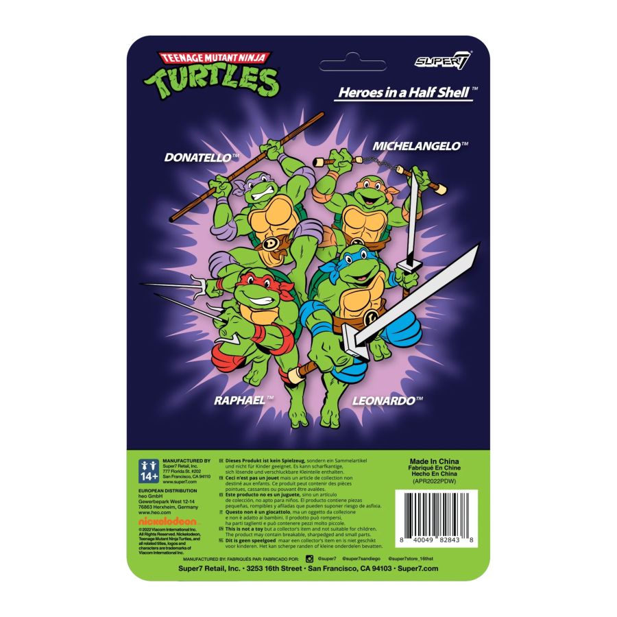 Teenage Mutant Ninja Turtles (TV'87) - Leonardo Toon Reaction 3.75" Figure