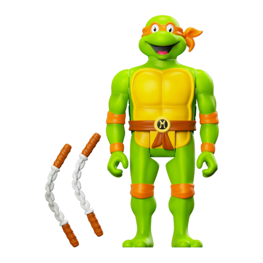 Teenage Mutant Ninja Turtles (TV'87) - Michelangelo Toon Reaction 3.75" Figure