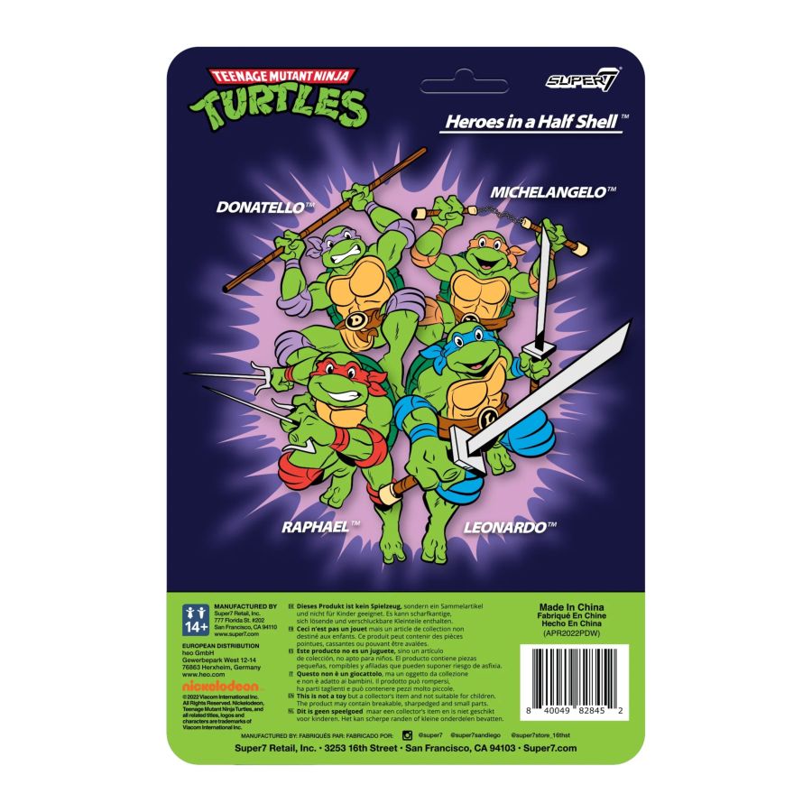 Teenage Mutant Ninja Turtles (TV'87) - Raphael Toon Reaction 3.75" Figure