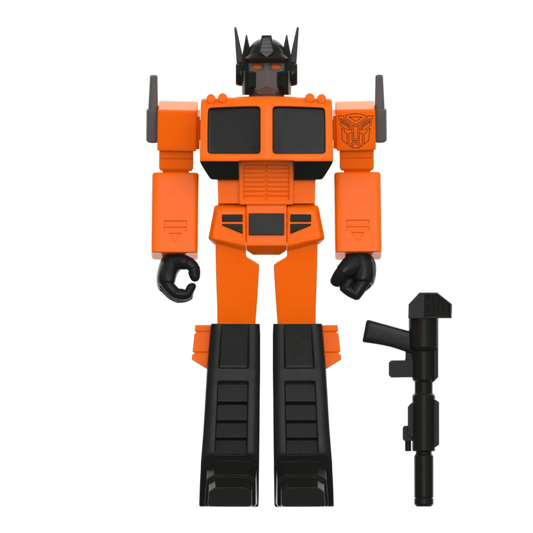 Transformers - Optimus Prime (Orange/Black) Reaction 3.75" Figure