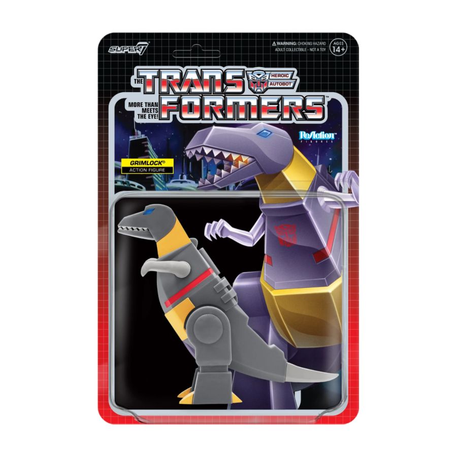 Transformers - Dino Grimlock ReAction 3.75" Action Figure