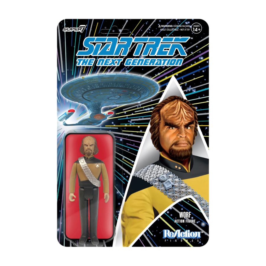 Star Trek: The Next Generation - Worf ReAction 3.75" Action Figure