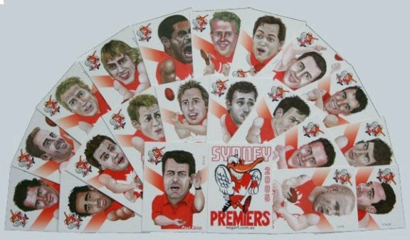 WEG - Sydney Swans 2005 AFL Card Set - Ozzie Collectables