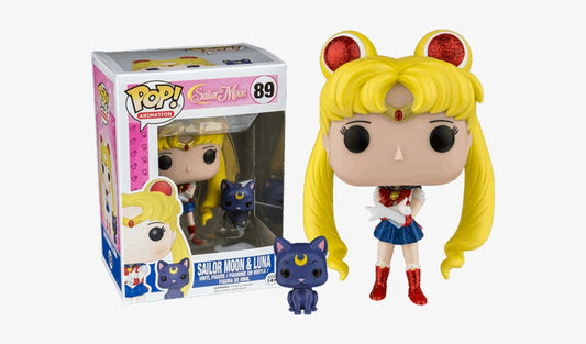Sailor Moon - Sailor Moon & Luna (Glitter) Pop! Vinyl #89