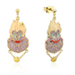 Ursula Crystal Drop Earrings