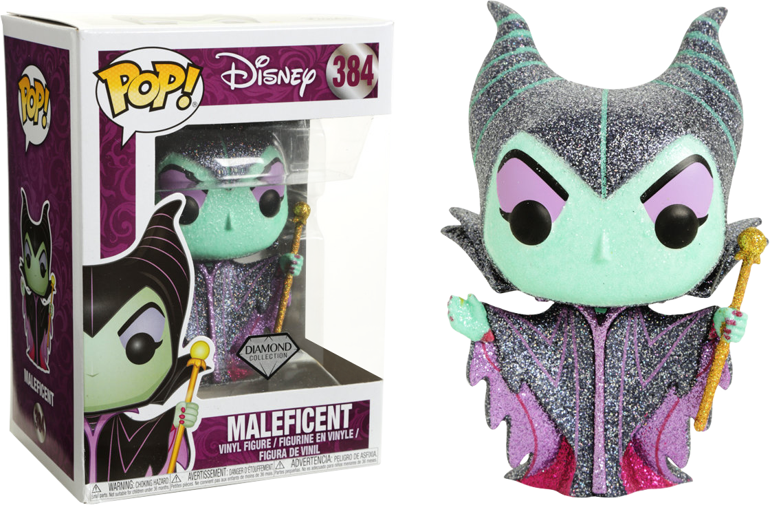 Sleeping Beauty - Maleficent Diamond Glitter US Exclusive Pop! Vinyl - Ozzie Collectables