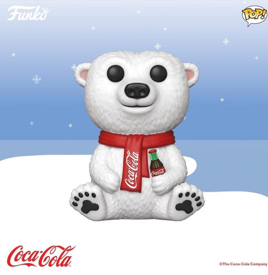 Ad Icons - Coca Cola Polar Bear Pop! Vinyl US Exclusive - Ozzie Collectables
