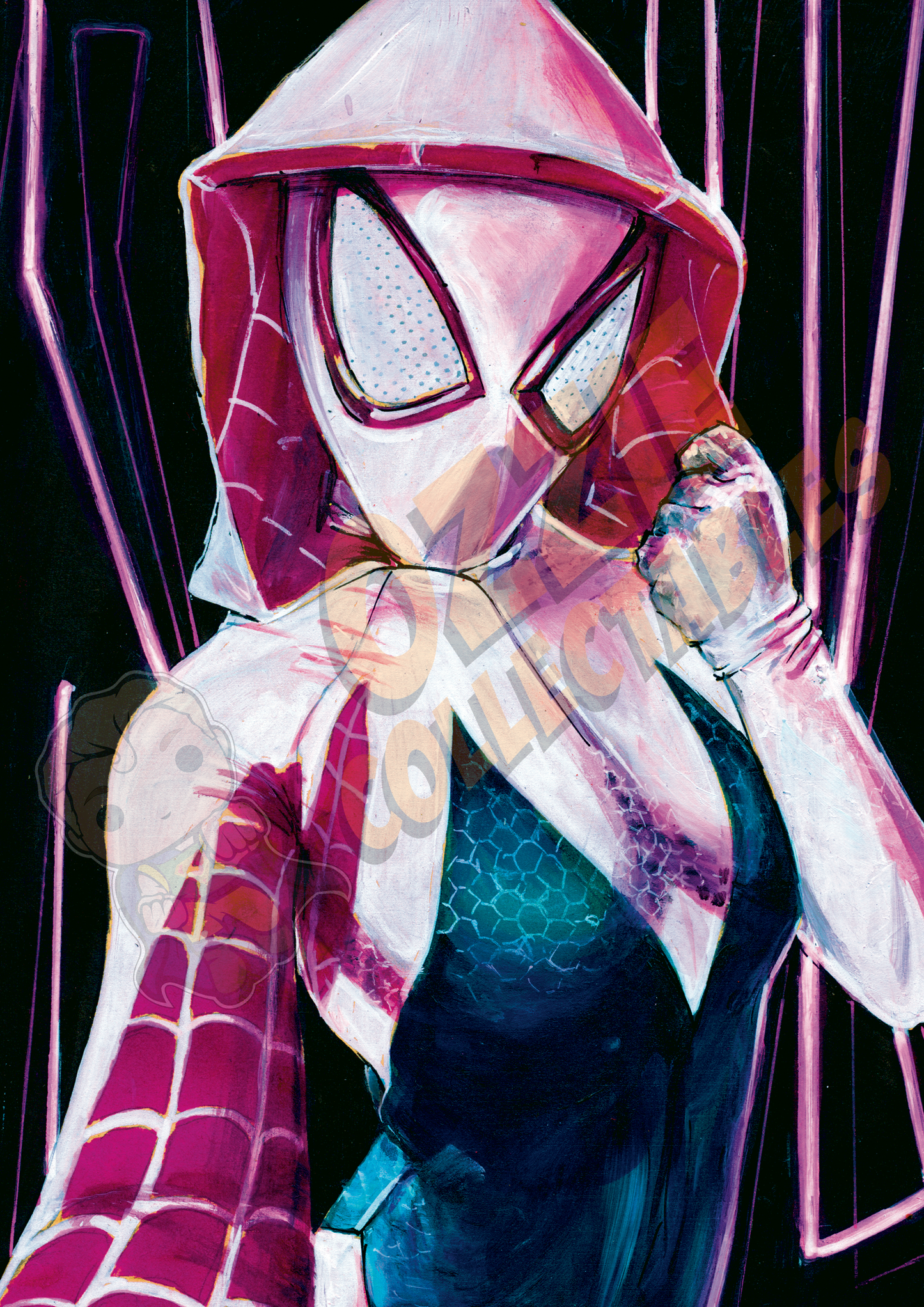 Spiderverse - Spider Gwen - Killustrate Art Print Poster