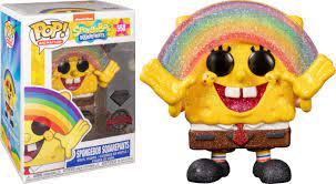 SpongeBob SquarePants - SpongeBob with Rainbow Diamond Glitter US Exclusive Pop! Vinyl #558