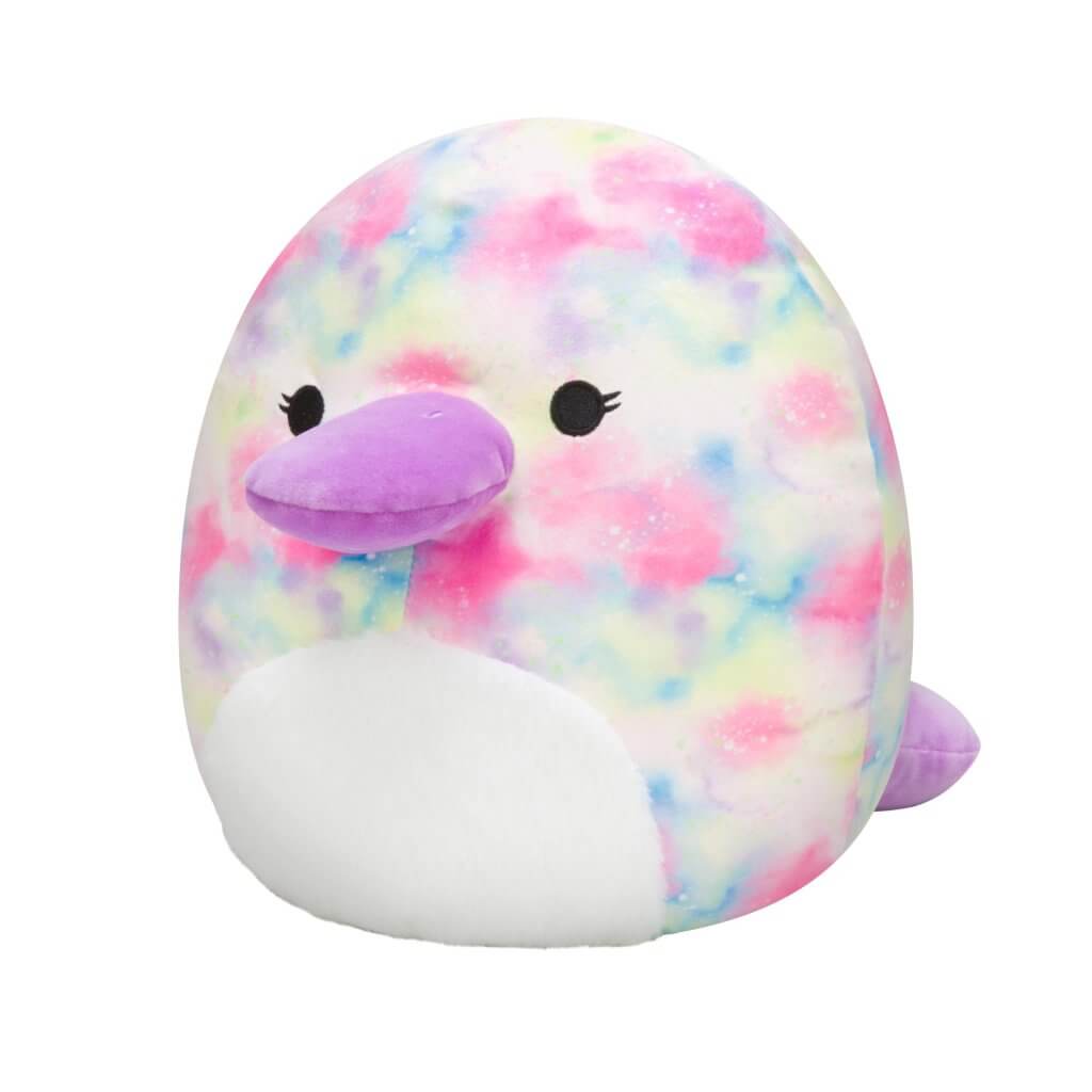 SQUISHMALLOWS 16" Rainbow Watercolor Platypus