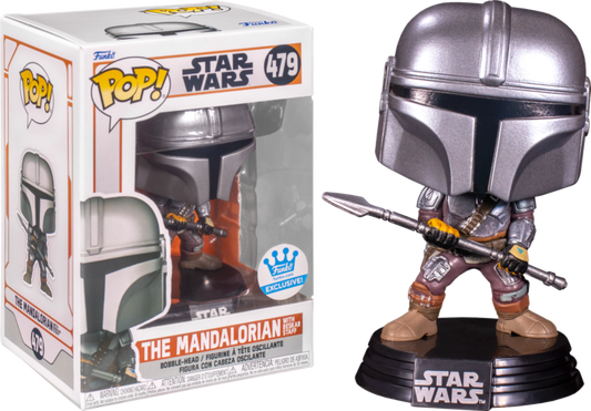 Star Wars - The Mandalorian with Beskar Staff Pop! Vinyl