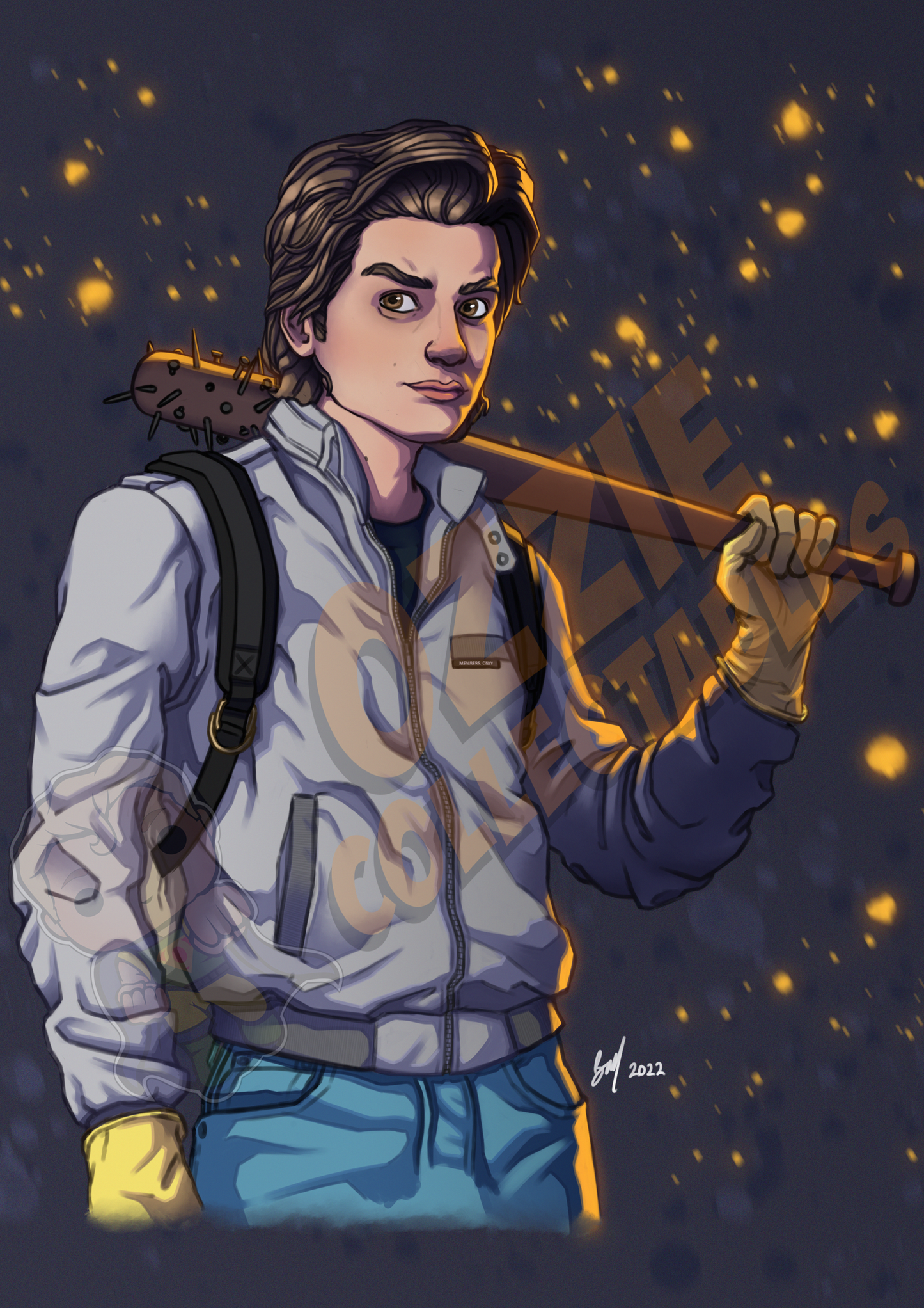 Stranger Things - Steve Harrington - Benjamin Mifsud Art Print Poster