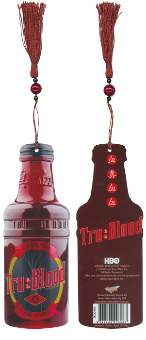 True Blood - Tru:Blood Bottle Die Cut Bookmark - Ozzie Collectables